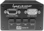 COMPUTER HARDWARE LYNX LS-ADAT Multi-channel ADAT Expansion Card The LS-ADAT is a full-function ADAT interface that provides two ADAT lightpipe inputs and outputs and an ADAT sync input for the