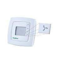 Room controller STRA-17 Change-over function The STRA-17 has an input for change-over to operate with heating or cooling function.