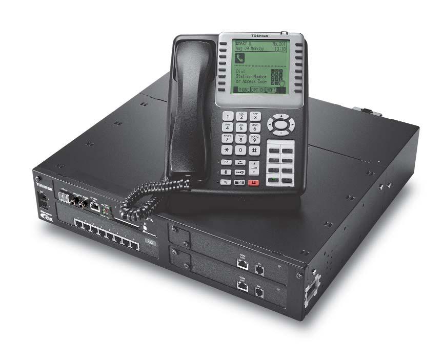CREATE NEW FEATURES ON THE FLY Toshiba s innovative FeatureFlex technology is a revolutionary way of personalizing your telephone system with just the right capabilities.