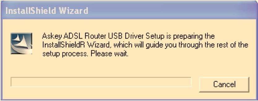 " When the file copying finished, the dialog above will close. Now the USB driver is installed properly. You can use the router.