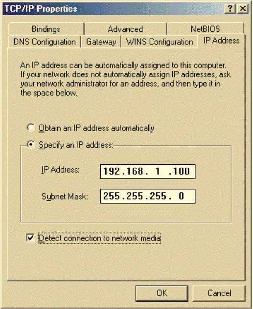 Chapter 3: Configuration For Windows ME 1. Click on the Start menu, point to Settings and click on Control Panel. 2. Double-click the Network icon. 3. The Network window appears.