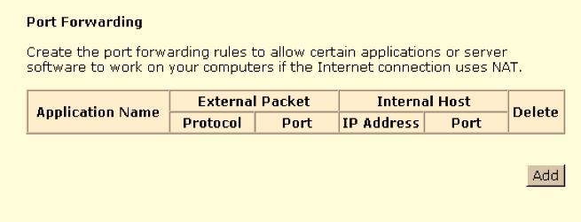 Pre-defined Choose one of the services from the list, such as SNMP, FTP,IPSEC and so on.