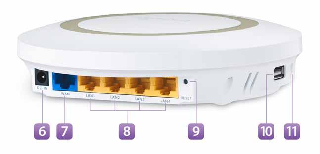 Physical Interface Dimensions and Weights Weight: 0.5 lbs. Diameter: 6.36 Height: 1.64 When considering the placement of the router remember the following: It must be close to an electrical outlet.
