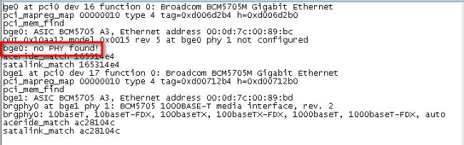 On MCU MSE 8510 and 8710 Series blades, verify that the MAC addresses are assigned, and that there are no problems with vfx0 and or vfx1. 9.