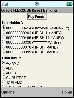 Buy Funds Buy Funds Field Description Field Name Unit Holder Fund AMC Description [Mandatory, Radio button] Select the unit holder.