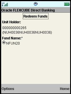 Redeem Funds Redeem Funds Field Description Field Name Unit Holder Fund Name Description This field displays the unit holder of the fund.