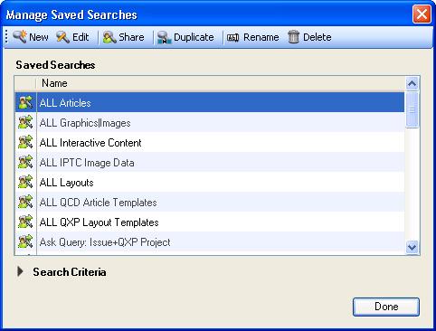 THE AUTOMATION SERVICES USER INTERFACE Manage Saved Searches dialog box File system event-triggered tasks When File System Event is selected for Execution Type, the screen looks like this: File