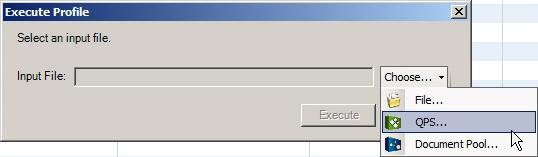 Manually executing an automation profile If an automation profile is configured to be executed manually, you can execute it as follows.