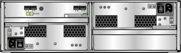 In addition to the appliance and controller unit, you can set up additional back-end storage by connecting one or two expansion units to the controller unit.