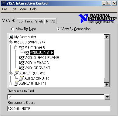 Chapter 3 Developing Your Application Device Interaction You can interact with your VXI/VME devices using the VISA Interactive Control (VISAIC) utility.