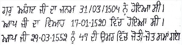 Date Field Extraction from Gurmukhi Handwritten Documents 1603 4