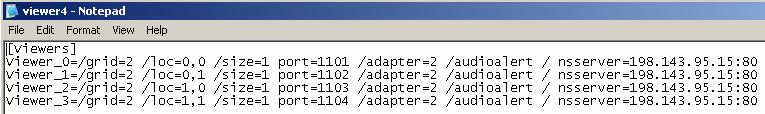 NetSwitcher Viewer Arrays Array is set in file called
