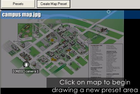Creating Map Presets Map presets are used in the Controller application to quickly connect a group of cameras to specific monitors through links on a map (as opposed to using the Preset tab). 1.