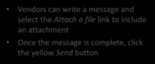 to include an attachment Once the message