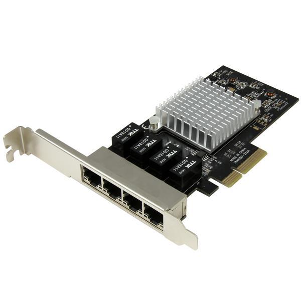 4-Port Gigabit Ethernet Network Card - PCI Express, Intel I350 NIC Product ID: ST4000SPEXI Here s a dependable and cost-effective way to add four high-performance Gigabit Ethernet ports to your