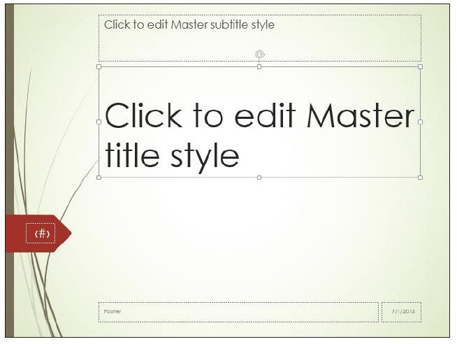Step by Step: Move and Resize Placeholders on a Layout Master 5.