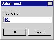08.97 Graphics Designer Example: or Click the right mouse button on the value displayed in the "Static" column. This opens the pop-up menu.