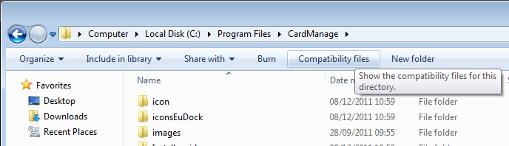 Compatibility files, there should be 3 files in there, copy them to Card manage folder. 24.