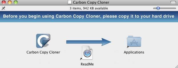 5. Clone the OS X system disk to this new volume using a cloning