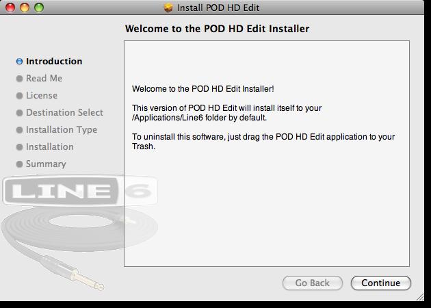 Installation on Mac OS X Welcome When the installer starts, you will see the