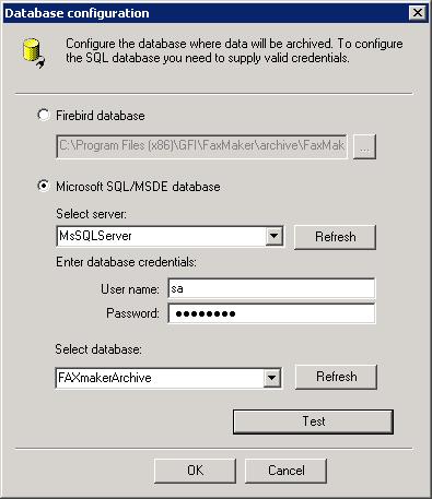Screenshot 62: Database configuration 3.