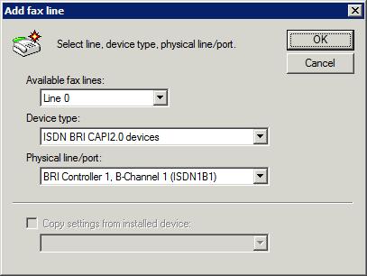 2. When adding new fax modems after installing GFI FaxMaker, click Detect in the Lines/Devices dialog to attempt automatic detection and add them to the list of devices.
