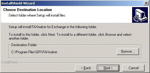Select the desired language and click Next>. 4. Confirm exchange server name. 5.