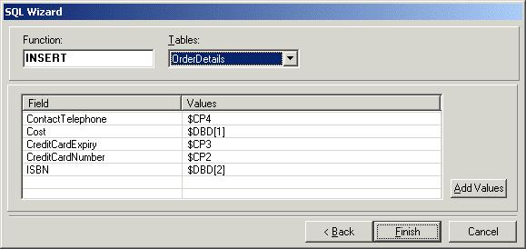 The example below shows the Specific tab entry used to collected the callers telephone number and assign it to the system variable CP4.