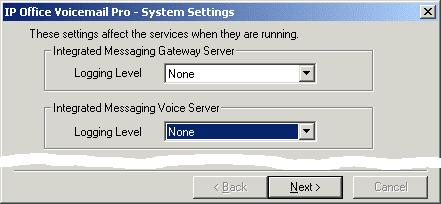 2. Installing the IMS & Voicemail Pro Software 20. Click Next >. 21. A summary of the components that will be installed is shown. Check that this list is as expected.