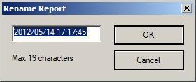 Select a report by clicking on the report s date and number.