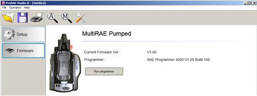 12. Click Run Programmer. AutoRAE 2 User s Guide The RAE Programmer 4000 window opens: 13.