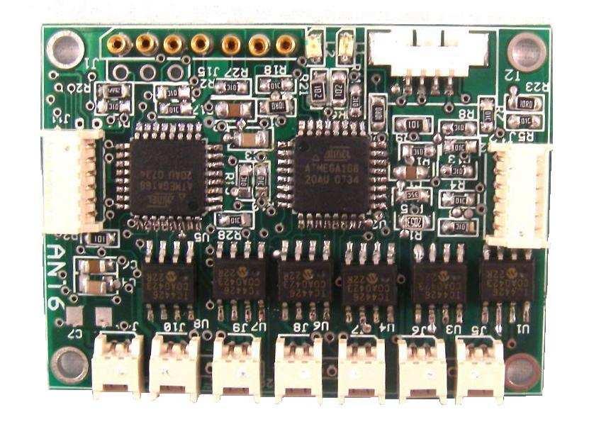 1.0 Introduction Features: 2 8bit RISC AVR Processors (Atmega168) 20MHz External crystal oscillator 6 1.