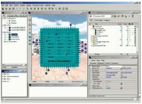 Processor Expert now supports ColdFire Processor Expert is a rapid application design tool integrated into the CodeWarrior V7.