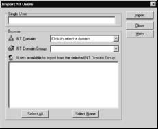 Chapter 8 Administering Security Groups and Users 1.