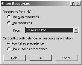 Ashbury Training Lesson 7: Working with Resource Pools and Consolidated Projects Concepts > Linking a Project to a Resource Pool After you create the resource pool file, you can then link it to other