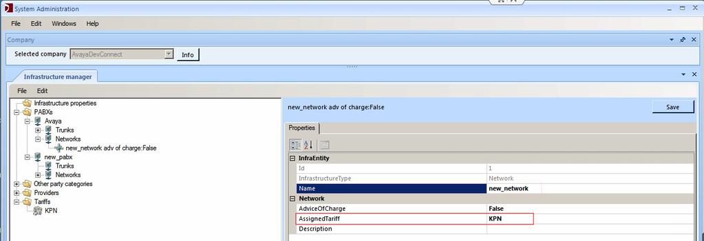 Select Tariffs File Add Tarifftable from XML and select the appropriate