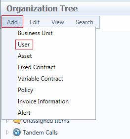 6.5. Import Organisation Data In Florin there is an organization tree available.