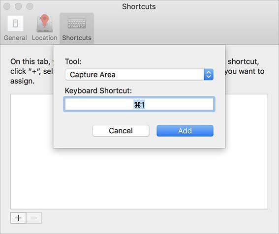 Parallels Toolbox Preferences 3 Click the Keyboard Shortcut field and press