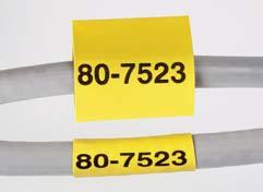 BMP 71 Printer - Wire and Cable Marking PERMASLEEVES WIRE MARKING SLEEVES, 3:1 SHRINK RATIO These heat-shrink sleeves are the ultimate in marker identification, protection, durability and aesthetic