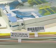BMP 71 Printer - Datacom s FIBRE OPTIC LABELS/FLAGS These Fibre Optic Flags allow more legible information to be printed on smaller diameter wires and permits you to handle and view labels without