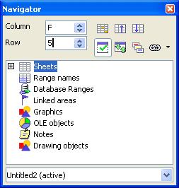Navigating within spreadsheets Navigating within spreadsheets Going to a particular cell Using the mouse Place the mouse pointer over the cell and left-click.