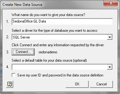 Press the Connect button a) On the SQL Server Login Screen select the name of the SQL Server for