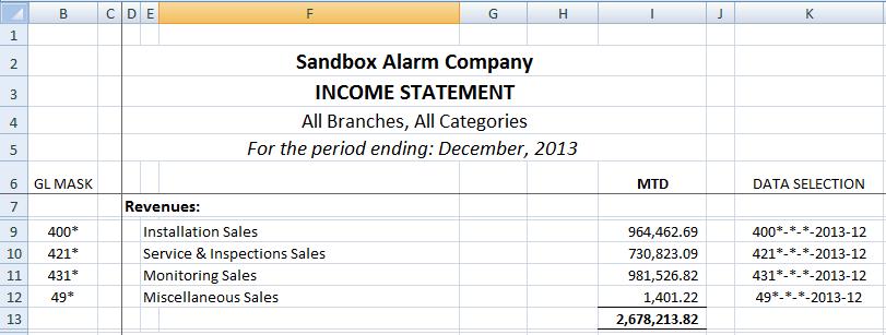Use the borders feature in Excel to create separation and formatting for the