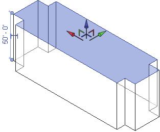 Revit Basics 14. An extrusion distance is displayed. This can be edited, if desired. 15.