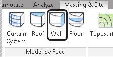 Revit Basics Exercise 2-5 Create Wall by Face Drawing Name: Estimated Time: ex2-4.