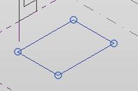 2. The most basic mass form is an Extrude. This mass form requires a single closed polygonal sketch.