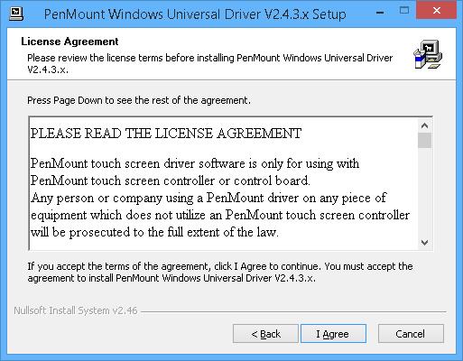 3. In the License Agreement window, click on the I Agree button proceed. 4.