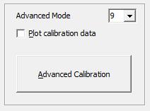The advanced calibration supports 9, 16 or 25 point modes. Please scroll down the Advanced Mode drop down list for choosing a desired mode.
