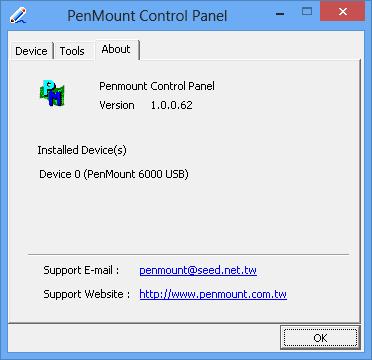 Updated device drivers are available for downloading on the PenMount website at the following website: http://www.penmount.