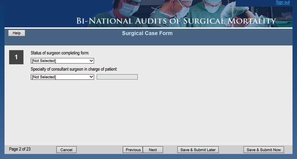 How to save (and edit) your Surgical Case Form (for a later date)?